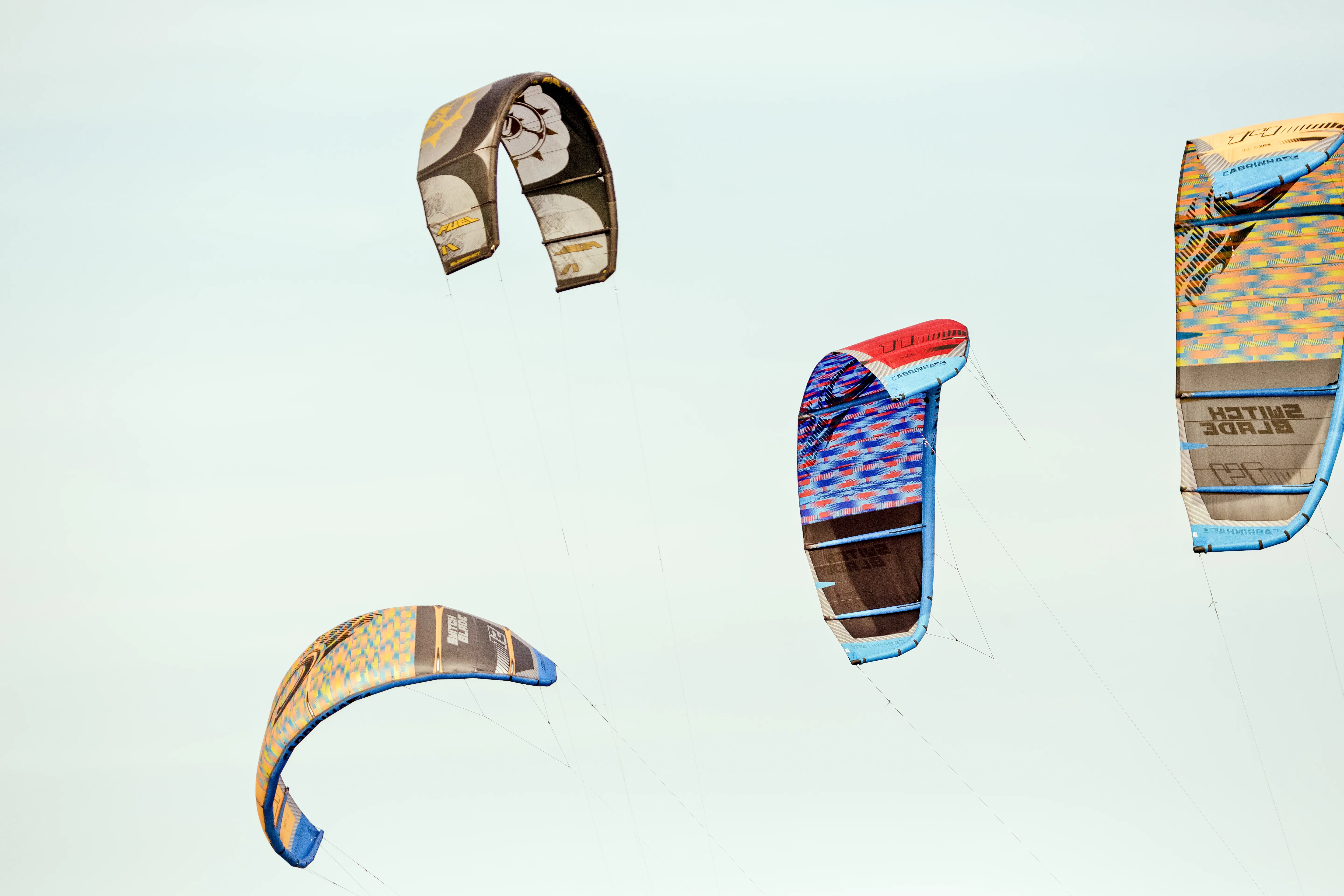 kitesurfing, himmel