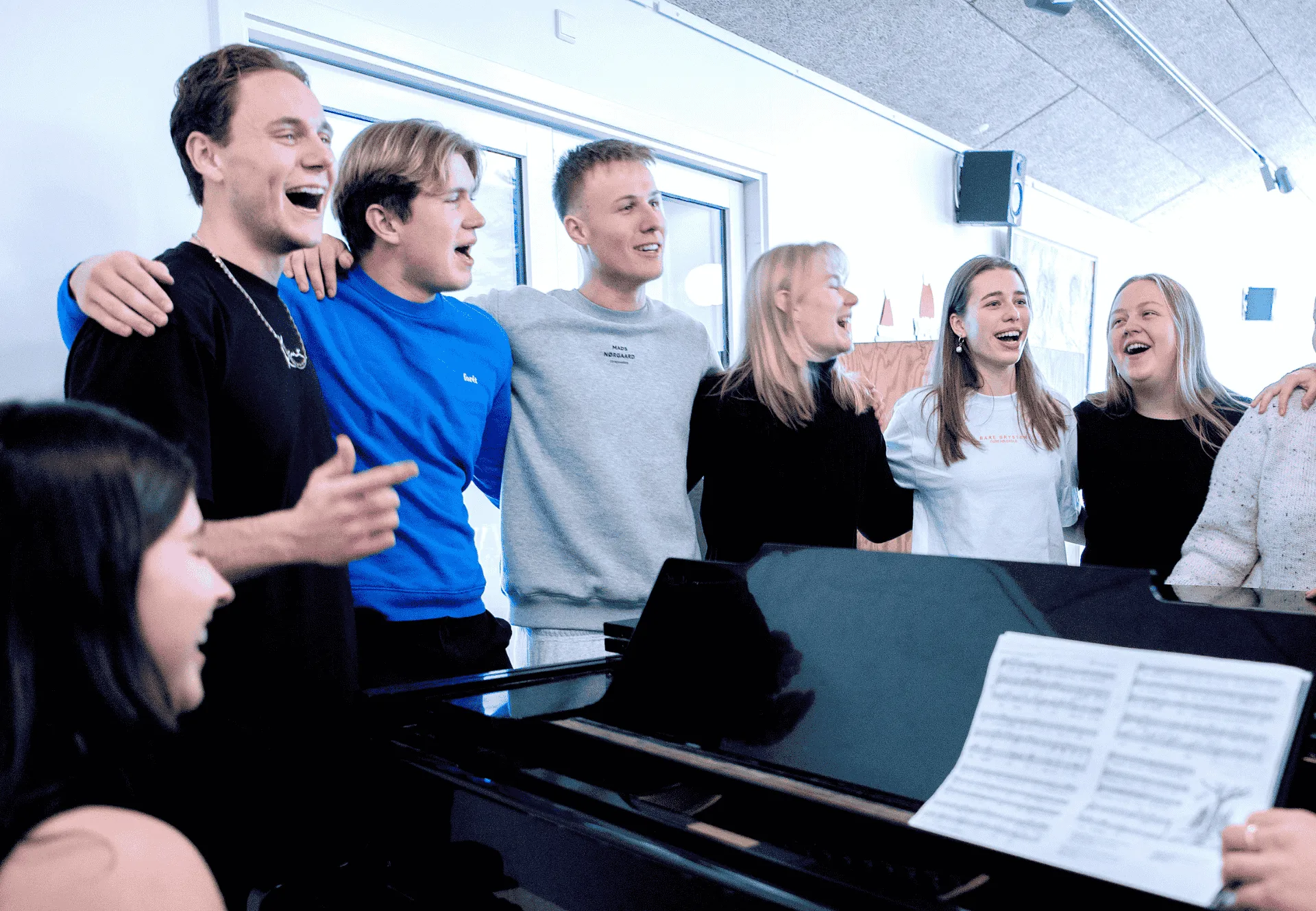 Højskolefaget musikgenre på Oure Idrætshøjskole