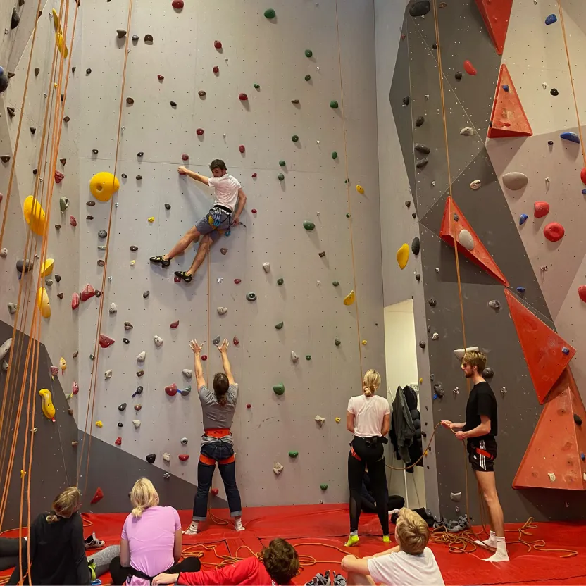 Oure Idætshøjskole, adventure, Klatrevæg.png