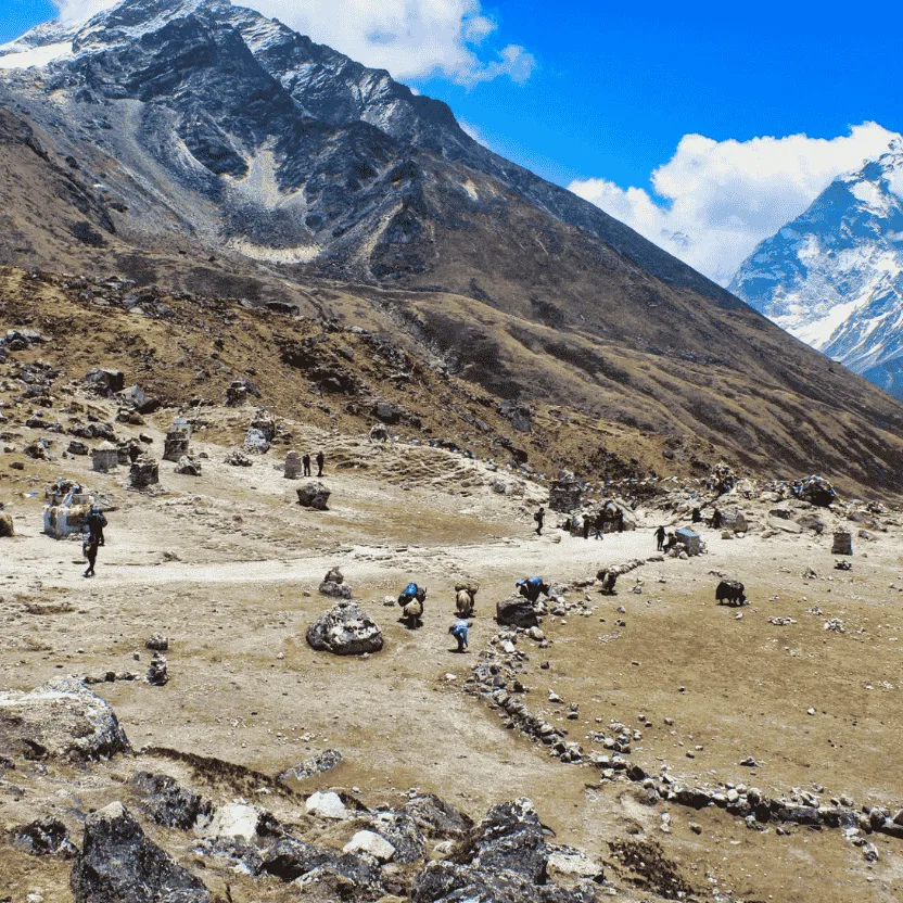 Mount Everest Basecamp  Tag med Oure Idrætshøjskole til Himalaya
