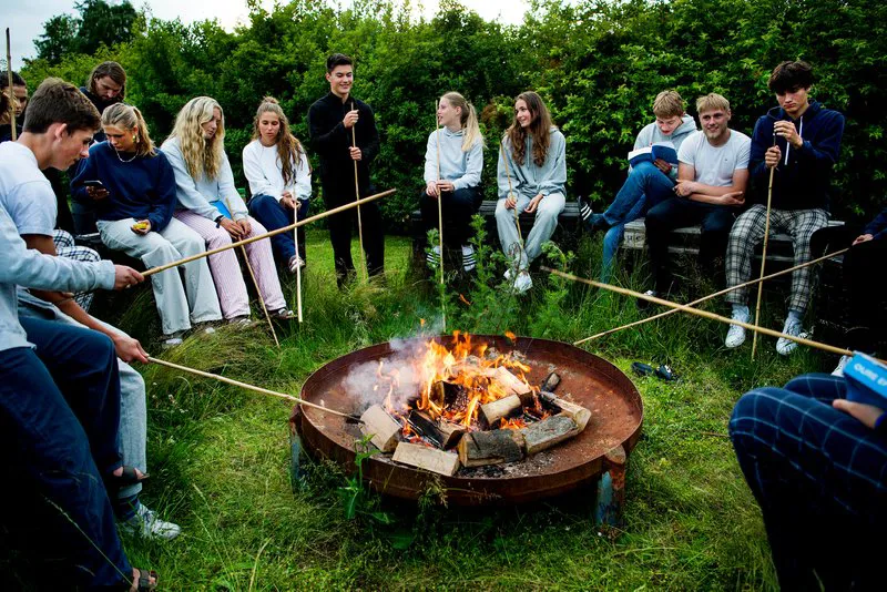 unge mennesker, social, efterskole