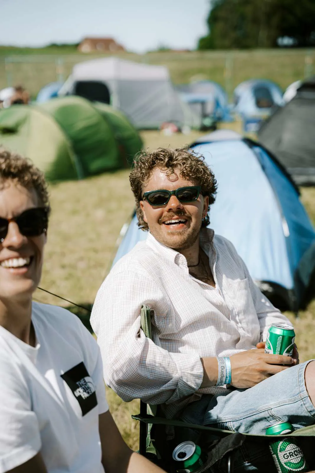 Højskoleelever i campen på Heartland