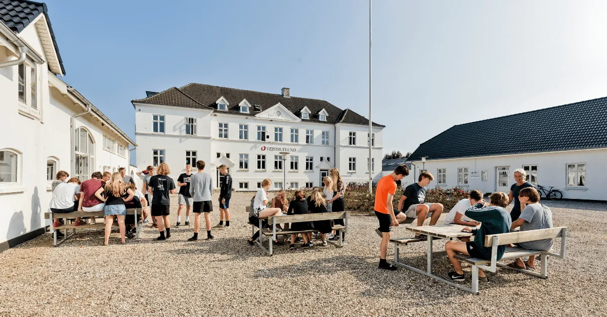 Hygge og socialt samvær på Oure Gymnasium