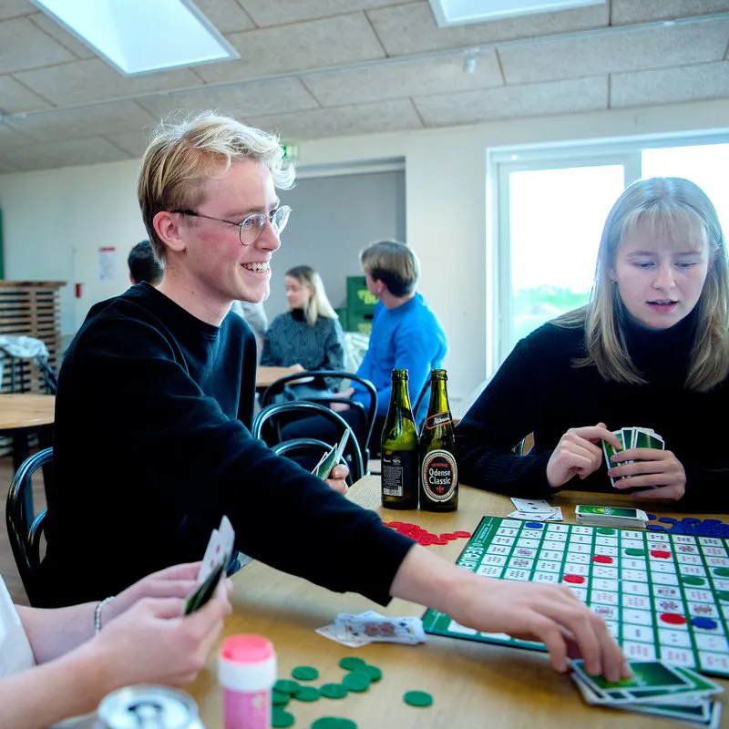 Caféen på Oure Idrætshøjskole