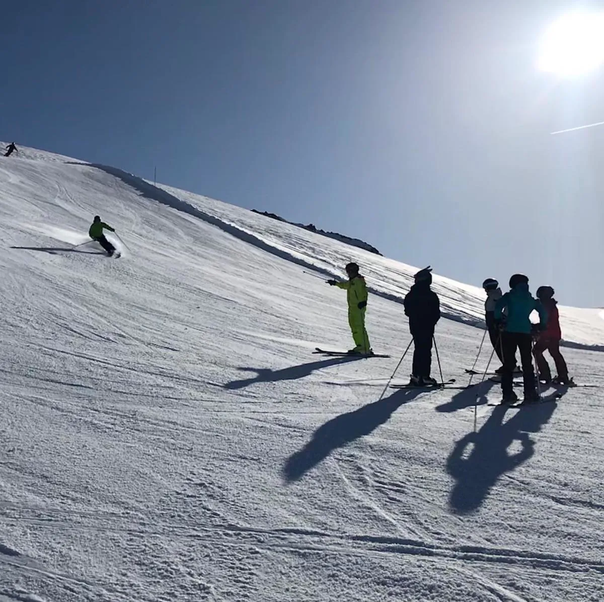 Ski, sne, pister