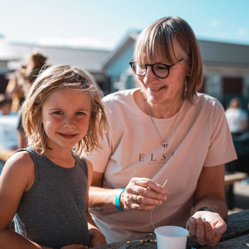 Oure Idrætshøjskole, sommerkurser, familiekurser, mormor og datter, hygge