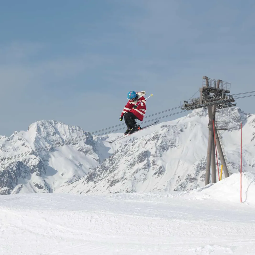 Skiinstruktør. ski, efterskole